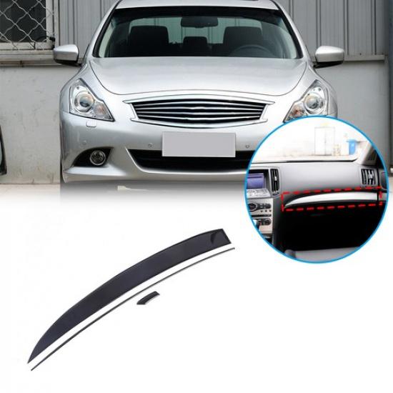 Glossy Piano Black Passenger Cover Trim Sticker For Infiniti G25 G35 G37 2007-13