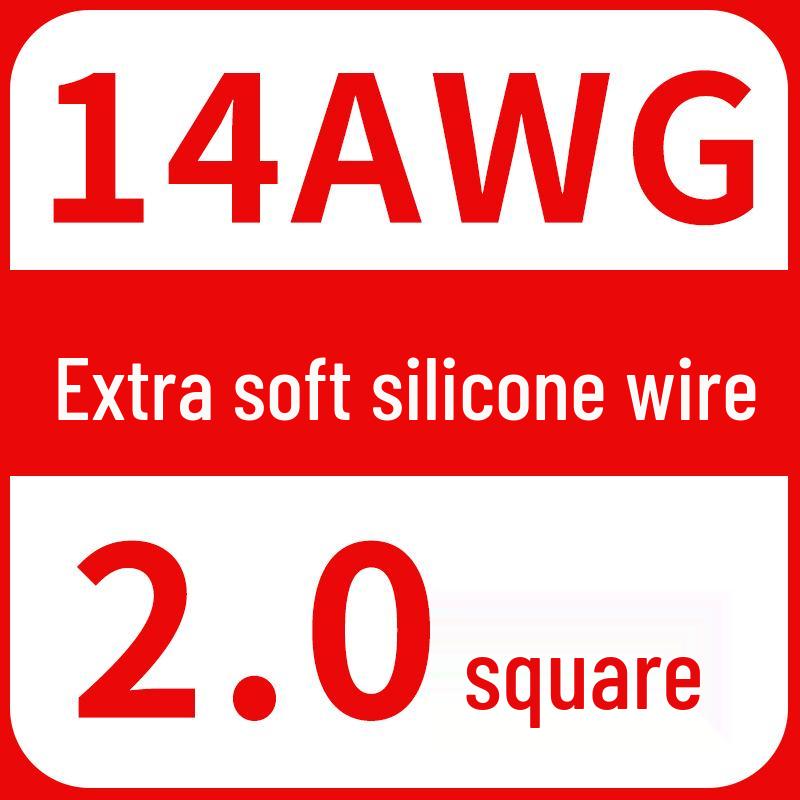 High-Temp Resistant Silicone Wire for Lithium Battery, Tinned Copper, Various AWG Sizes