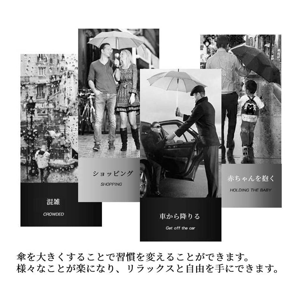 Long Umbrella for Men and Perfect for and and with Automatic Perfect for Jumping or Perfect for Strong Heavy and the Rainy Perfect for and Business