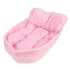Cute Dog Bed Comfortable Foldable Washable Pet Bed Soft Calming Sleeping Puppy Bed for Home Pet Shop