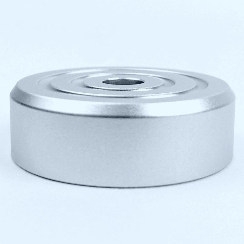 Aluminium Schallplattenadapter 45 U/min Plattenspieleradapter für 7-Zoll-Vinyls Stabilisiert und minimiert Exzentrizität