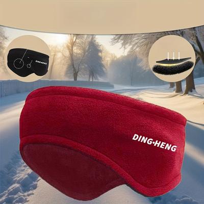 Wintersport Ohrwärmer Warm Winddicht für Skifahren Radfahren Stirnband Polarfleece Gehörschutz Laufen Kälteschutz Ohrwärmer