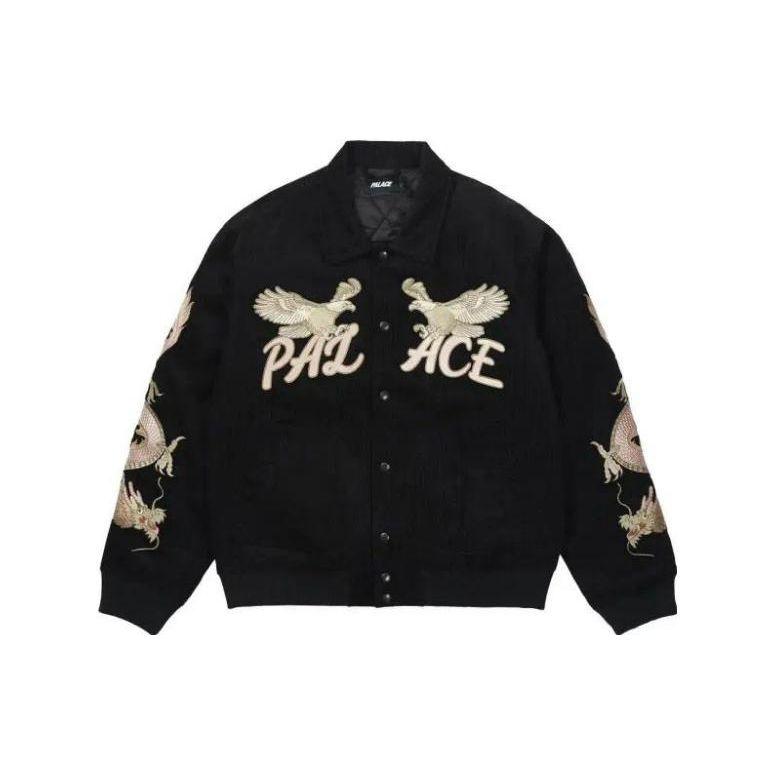 Palace Double Dragon Tour Jacket Black Unisex Outerwear P23JK172