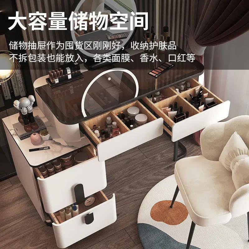 Mirrors Makeup Dressing Table Drawer Lighting Led Living Room Dressing Table Bedroom Household Home Furniture