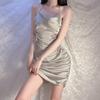 Frauen Sexy Dessous Erotische Low Cut Spitze Durchsichtige Nachtwäsche Porno Mesh Plissee Nachthemd Hängenden Hals Pyjamas Sex Kostüme