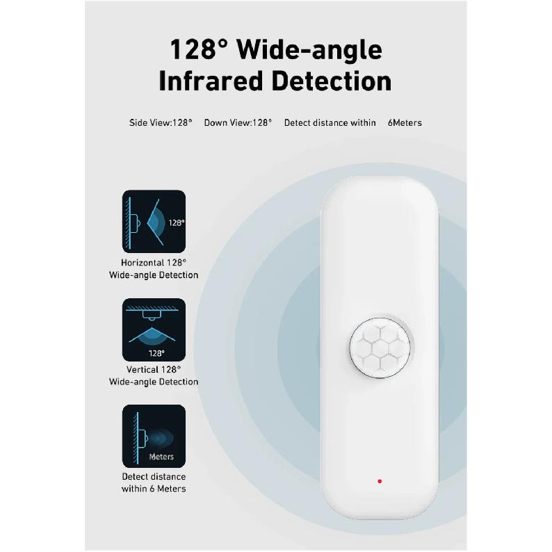 PIR Tuya Zigbee Wifi Motion Sensor Infrared Detector Alarm Sensor Works With Smart Life Tuya Home Assistant Body Sensor