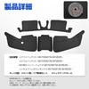 TELLIKA Every Wagon Engine Deck Front and Rear Seat Floor Covers for the Every Wagon Engine Scratch and Stain Black PVC Interior Set of 4 Cover,