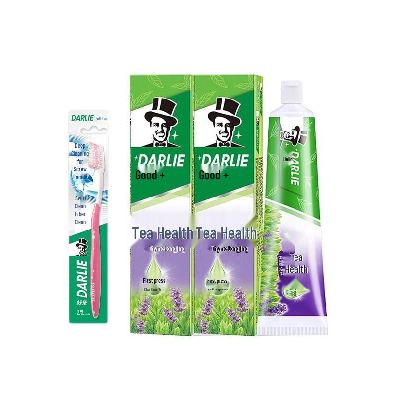 Hawley Tea & Health Longjing Thyme Toothpaste & Toothbrush Set