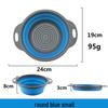 Adjustable Silicone Telescopic Folding Drain Basket for Vegetables