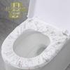 [New] Thickened Double-Layer Portable Disposable Toilet Seat Cover - Non-Woven, Printed Design.