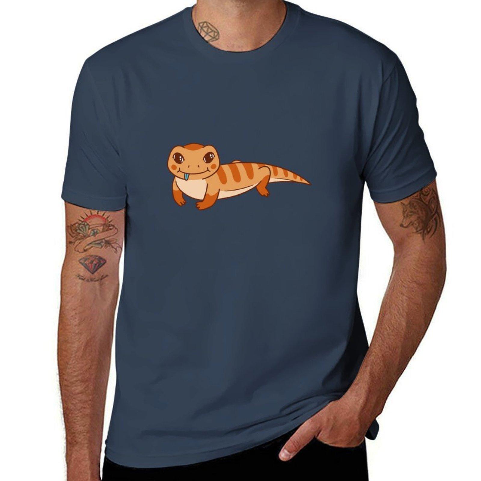 

bluetongue skink TShirt Big Size Short Sleeve Casual Top S