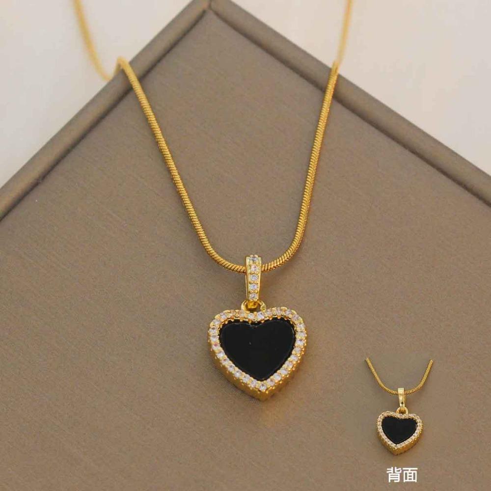 Necklace Women Do Not Fade Summer Small Cute Temperament Titanium Steel Necklace Versatile High-end Jewelry Simple Collarbone Chain