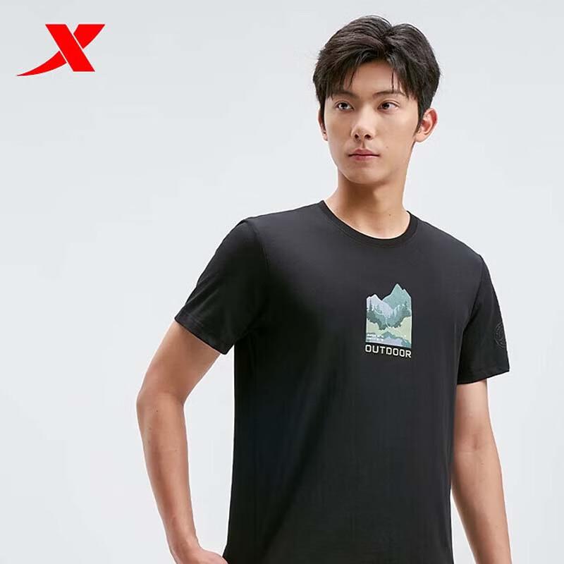 XTEP Men s Short Sleeve Knit Sport T-Shirt L