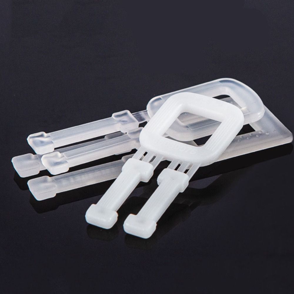 Transparent Plastic Packing Buckle 60x25 Mm Belt Buckle Packing Strap Buckle  Bundling Vegetables