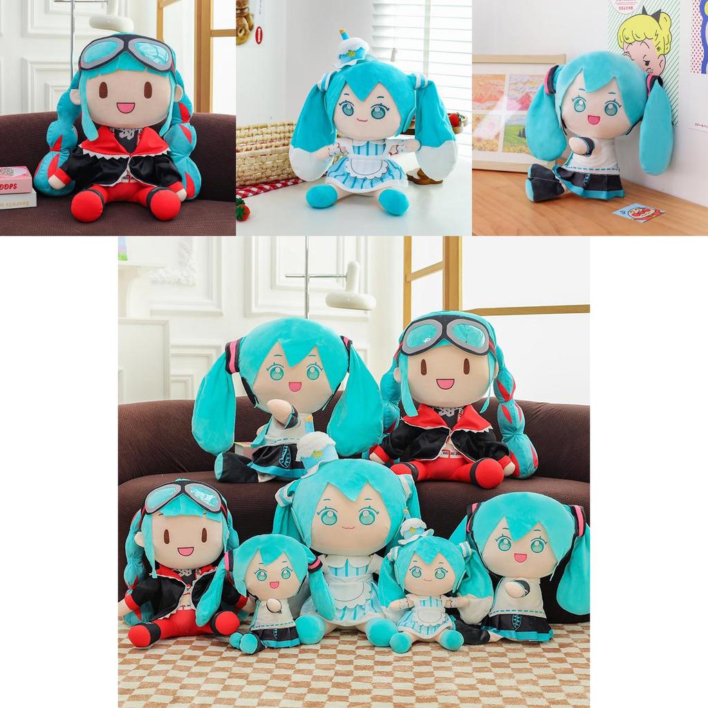 Adorable Hatsune Miku Plush Toy Collection Cute Cartoon Character Pillow For Comfort