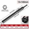 Stainless Steel Hollow Socket Nut Driver Hollow Structure Hex Socket Tool  Threaded Rod Adjustment