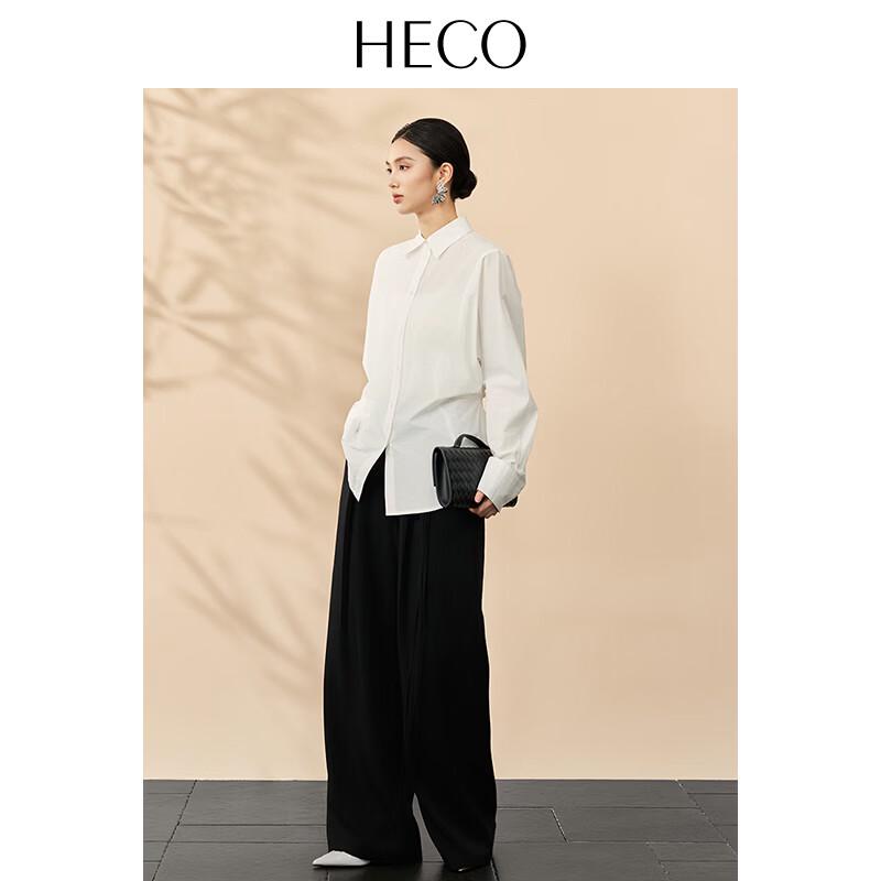 HECO Autumn/Winter Wide-Leg Suit Pants