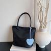 Solid Color Nylon Tote Bag Korean Style Oxford Cloth Shoulder Bag Fashion Underarm Bag  Travel