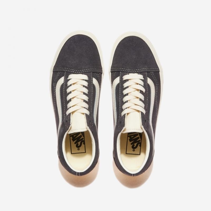 Vans Old School Suede Dark Grey Marshmallow Suede Dark GreyMarshmallow 8 4