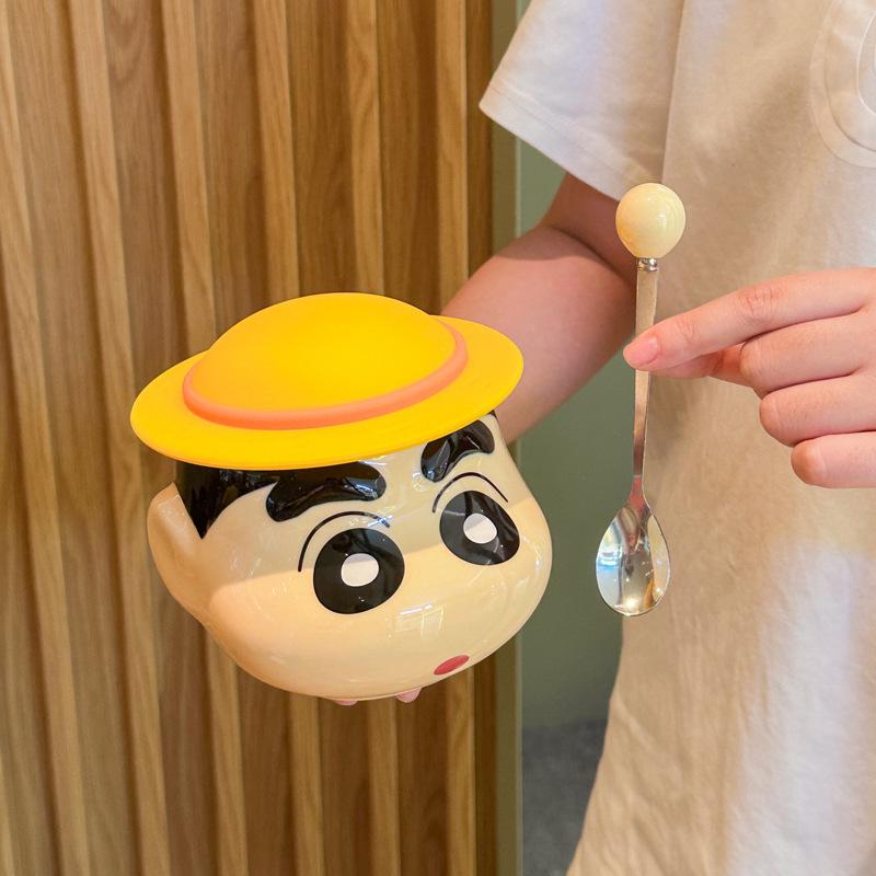 

Креативный стакан для воды с совместным моделированием Xiaoxin, милая мультяшная керамическая кружка для девочек и детские подарки на день рождения 401-500ml