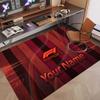 Custom Rug F1 Pattern Print Name Text Soft Non‑Slip Floor Carpet for Home Indoor Decoration