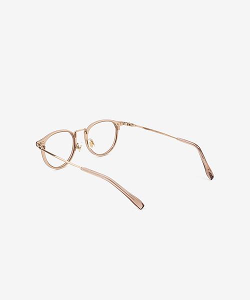 Techeuoaiweeo Ls-01T Glasses Frame C3 Beige&Rosegold