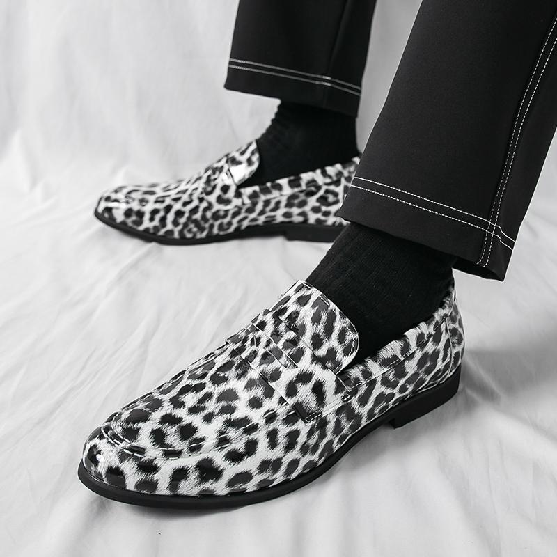 Fashion Fashion Men Loafers Leather Dress Shoes for Men Casual Shoes Moccasins Breathable Mens Shoe Men Driving Footwear Comfort Flats