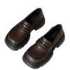 New Thick-soled Loafers, Height-increasing Women's Shoes, Leather Shoes, Single Shoes
