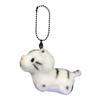 Take Off Chibikko Kingdom Small Animal Plush Toy White Tiger with Ball Chain Palm-Sized