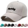 Peachy Alphabet Embroidery Baseball Cap Peaked Caps Breathable Solid Gift Color