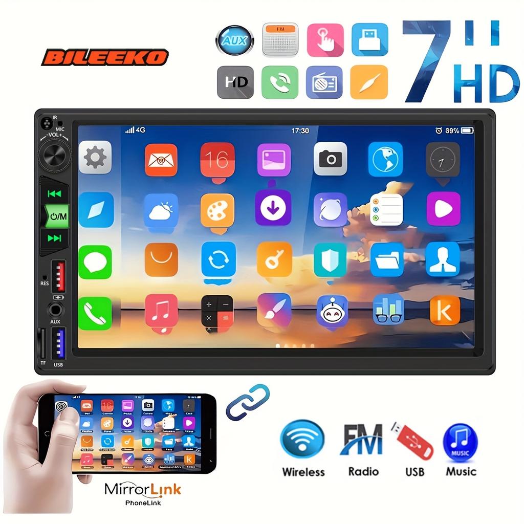 17.78cm Car Stereo MP5 Radio Player with 2DIN Panel, FM/USB/AUX/Mirror Link, Navigation Headunit, 2D/3D/4D/5D Sound, 2D/3D/