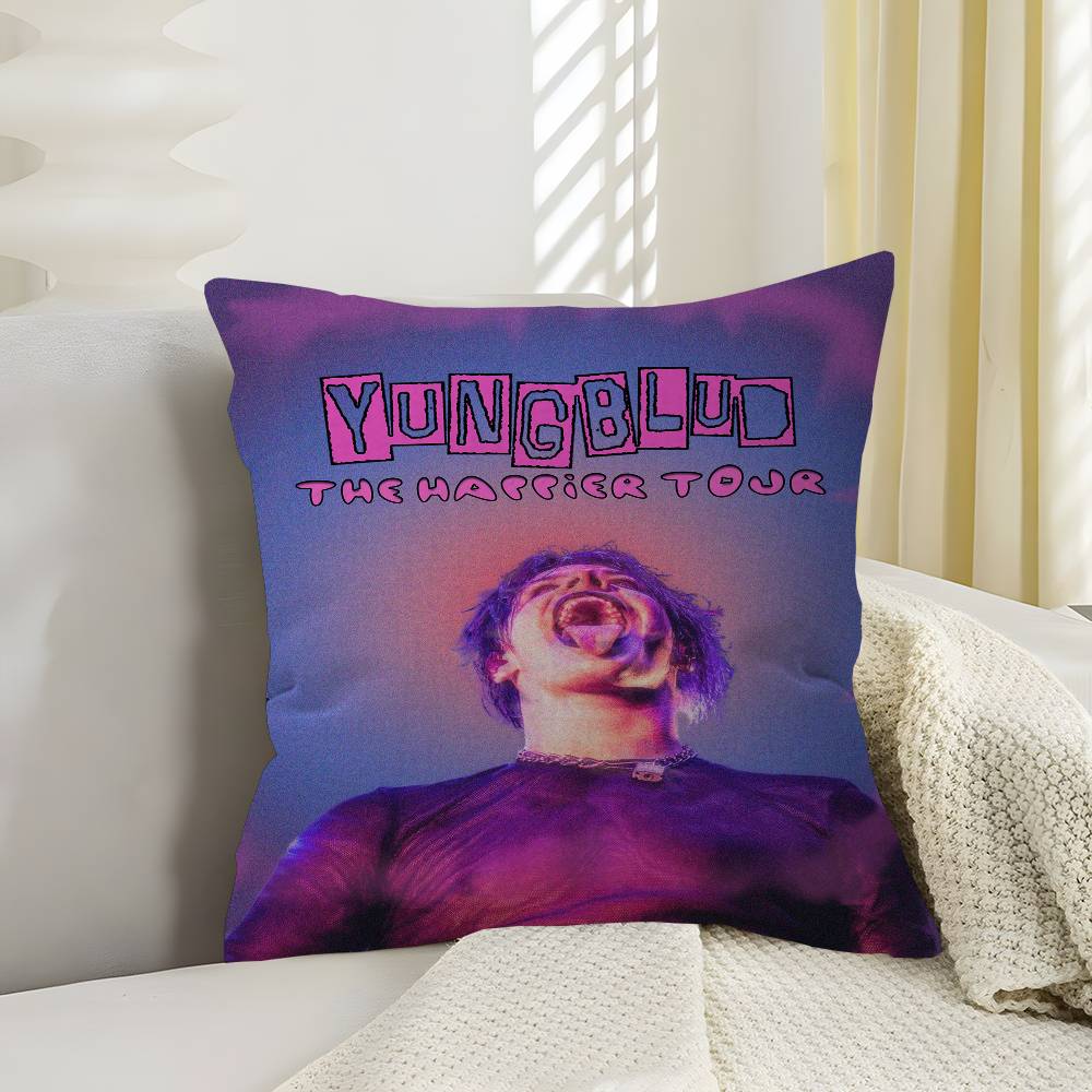 Yungblud Cantante Cuscino Cuscino Anime Copricuscino per Divano Letto Testata Letto Copricuscino 45X45 Cm Moda