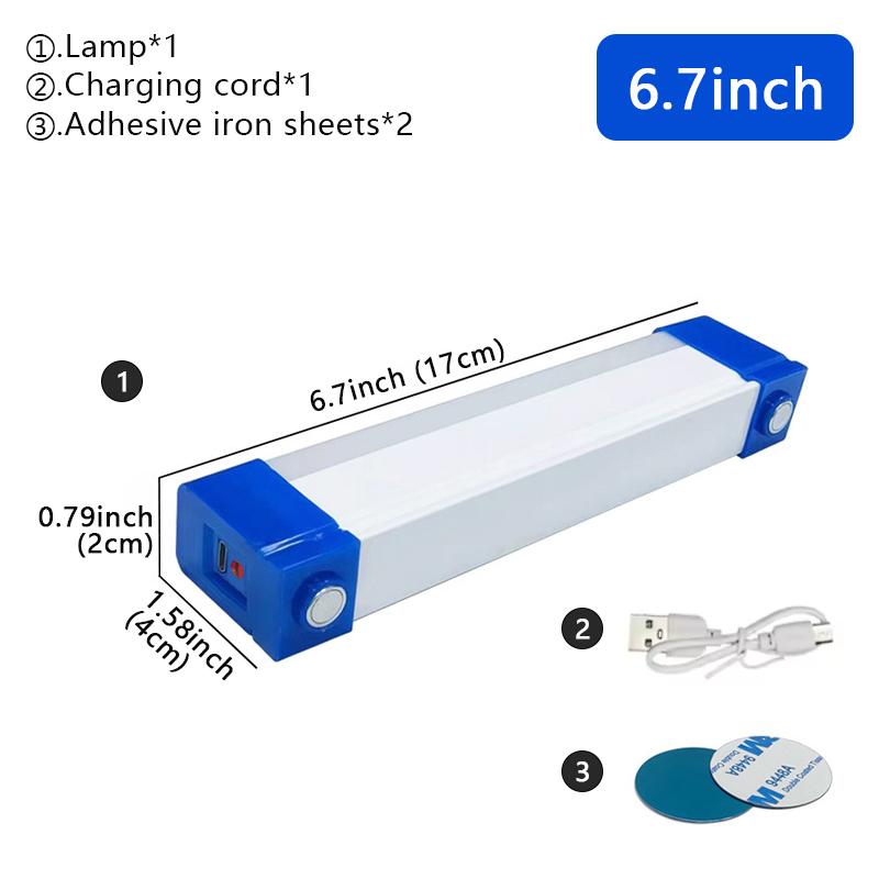 17-72CM LED Rechargeable Tube Camping Light Magnetic Suspension Portable Light Bulb for Emergency,Night Market,Outdoor Lighting