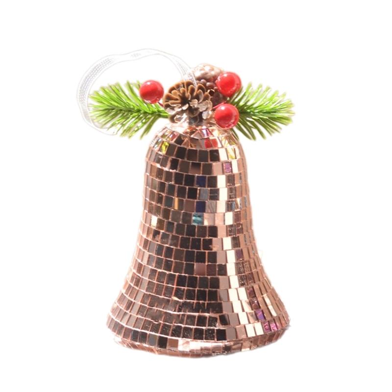 Sparkling Glass Discos Bauble Christmas Tree Hangings Charm Ornament Easy to Hanging Festival Home Decoration Supplies