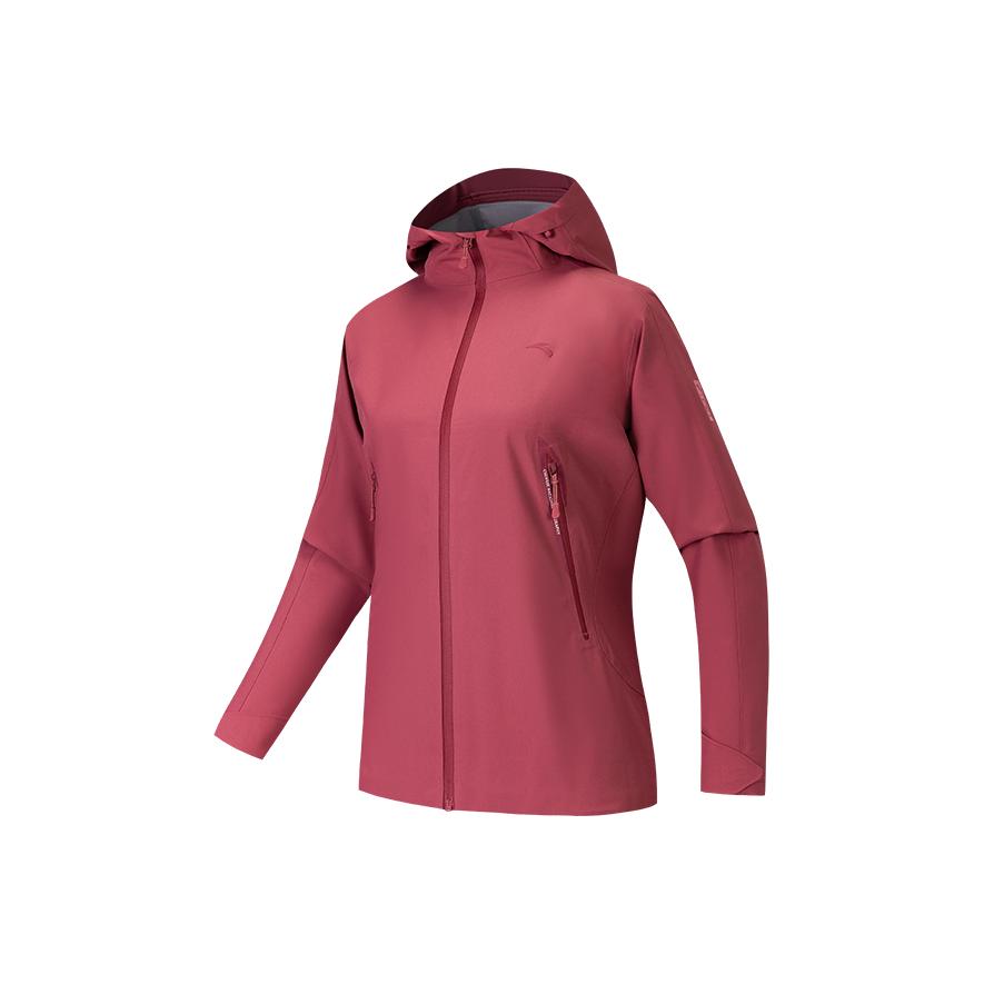 Anta X National Geographic Outdoor Series Solid Color Zipper Versatile Hooded Casual Water-Resistant Jacket Women Jackets 162546604-3