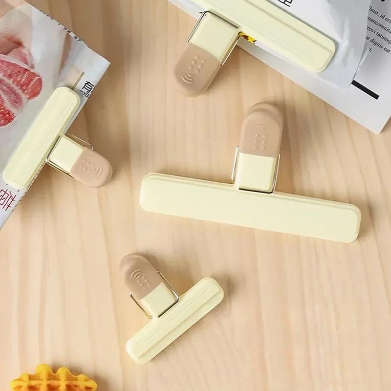 Silicone Sealing Clip,Kitchen Moisture Preservation Plastic Bag Potato Chips Food Sealing Milk Powder Tea Snacks Clip