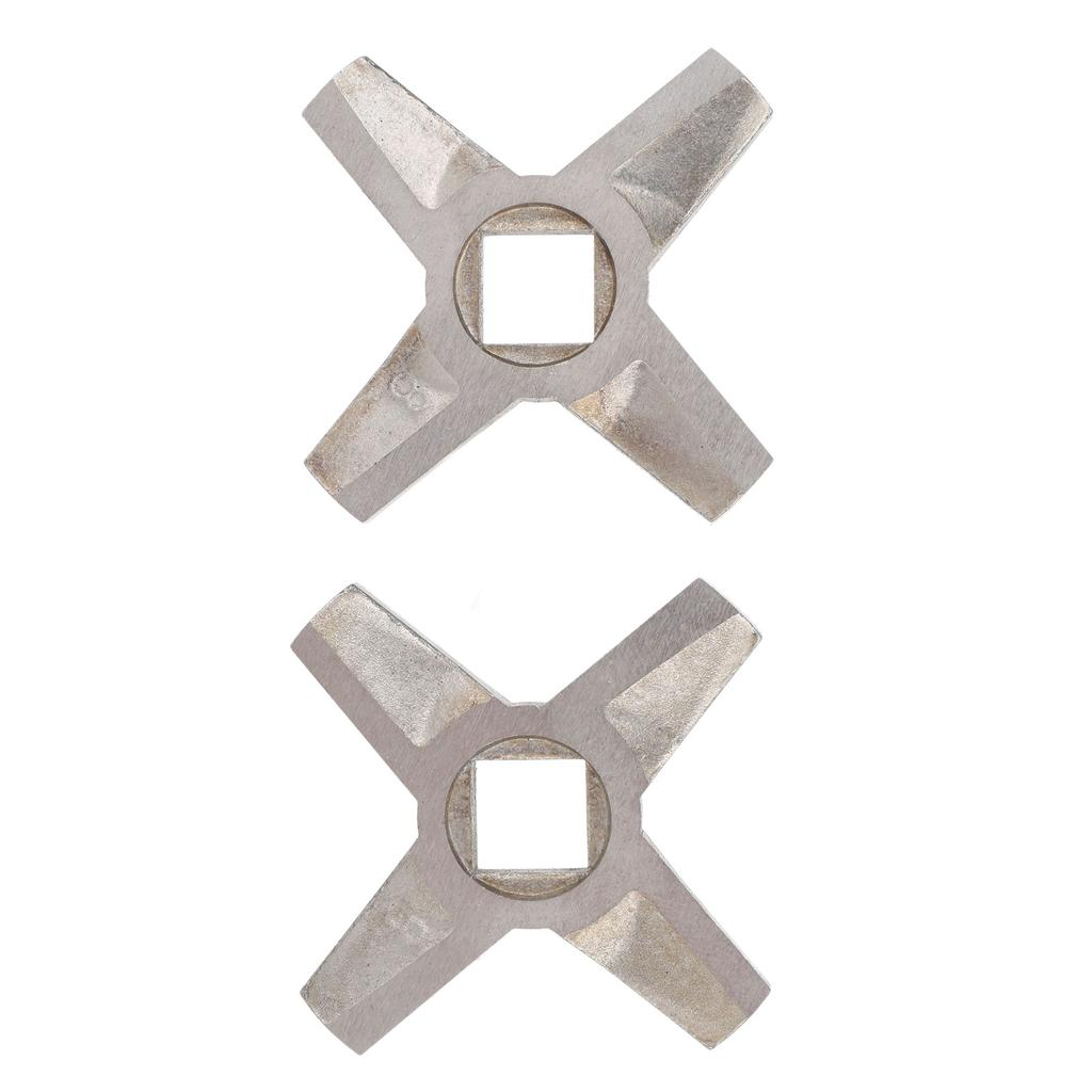 2Pcs Fleischwolf Klingen Universal Edelstahl Messer Cutter Ersatz für Mühlen