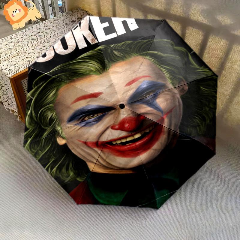 Three Jokers Folding Umbrella Umbrella Travel Sun Umbrella Umbrella Printing