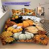 3pcs bedding set Pumpkin Harvest Includes 1 Comforter + 2 Pillowcases, Without Pillow Inserts, Soft Comfortable,Bedding Set,a0909019