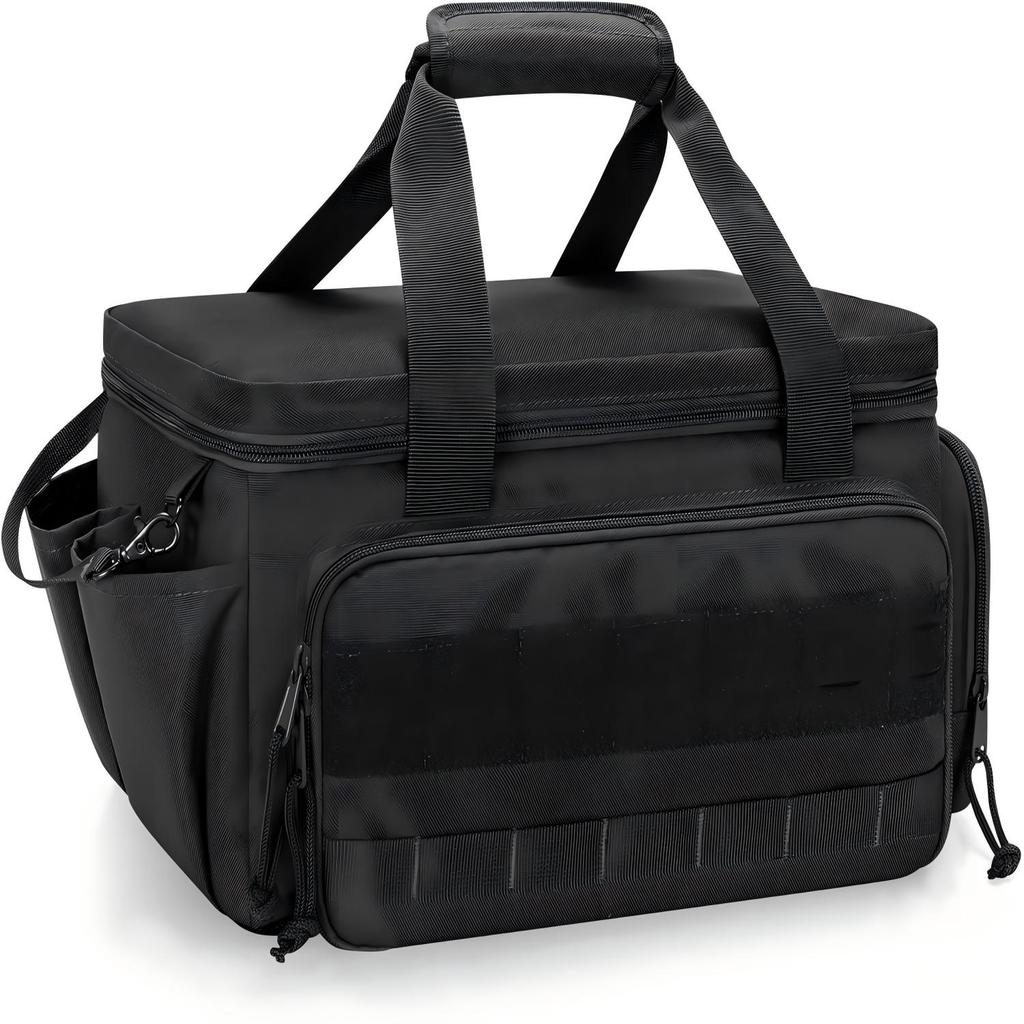 Pohodlná rukojeť Úložná taška na nářadí Silná polstrovaná základna Snadno přenosný kufřík na nářadí Černá barva Voděodolná taška na nářadí