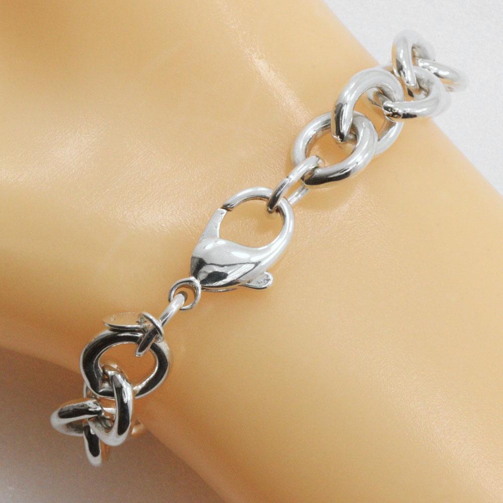 TIFFANY&Co. Hardware Dunkle Ball Bracelet Silver925/K18 Yellow Gold 33.7g Women Used