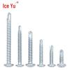 Bingyu BY-384 Blue-White Zinc Pan Head Self-Drilling Screws