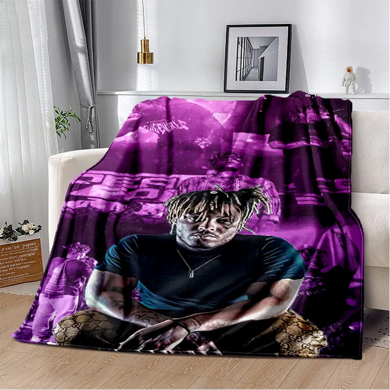 3D Print Juice WRLD 999 Legend Rapper Album Blanket,Soft Throw Blanket for Home Bedroom Bed Sofa Travel Picnic Cover Kid Gift