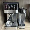 Stainless Steel Semi-Automatic Italian Coffee Machine with Milk Pitcher, Small Pump-Pressure for Office & Home