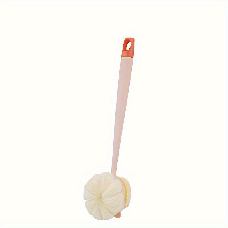 

Long Handle Dual-Sided Bath Body Brush - Non-Electric Exfoliating and Massage Back Scrubber with Bristle Brush рожевий