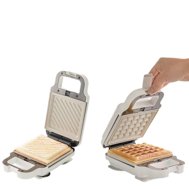 Multi-functional Breakfast Machine: Sandwich, Waffle Maker & Toaster with Electric Griddle