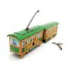MS515 Retro Tram Toy: Double-Section Ornament with Creative Adult Theme, Ideal for Unique Store Decor.
