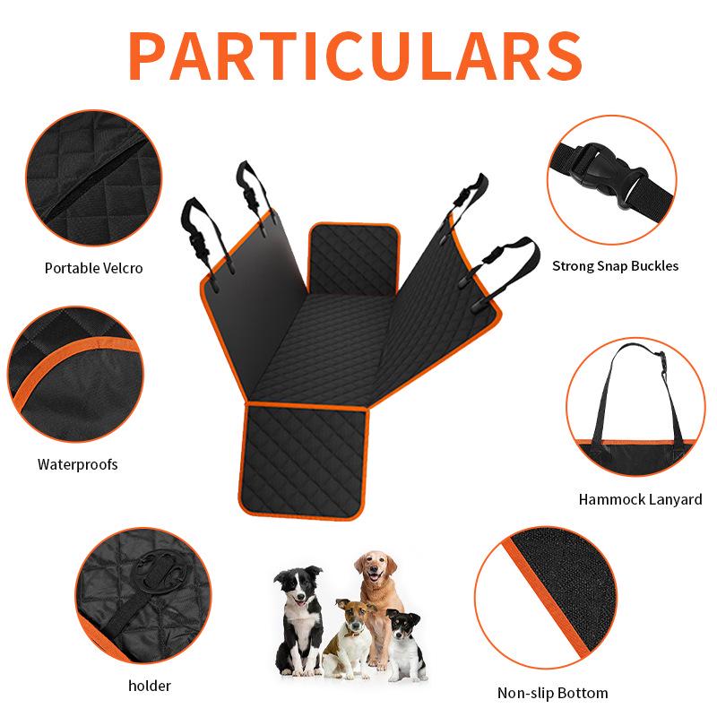Pet Car Seat Protector: Anti-Scratch, Waterproof Cushion for Rear Car Seats