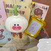 Cute Funny Vegetable Keychain Plant Key Ring Garlic Pendant Garlic Plush Doll  Backpack Pendant