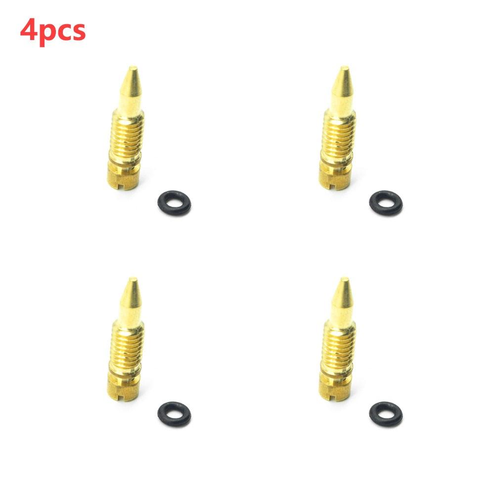 4X Carburetor Float Bowl Drain Screw for CM400 CB750 CB400T CM450 CX500 Motorcycle Air Intake Accessories High Quality